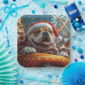 Bullmastiff Hondenroller Onderzetter Kerst Papieren Bordje (Feest)