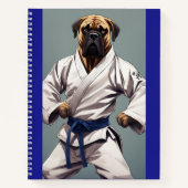 Bullmastiff karate notitieboek (Voorkant)
