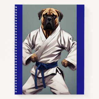 Bullmastiff karate notitieboek