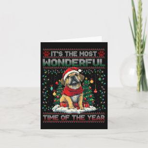 Bullmastiff Kerstboom Decoraties Hondenliefhebber  Kaart