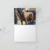 Bullmastiff Kerstfeest Seizoen Kaart (Binnen)