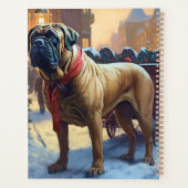 Bullmastiff Kerstfeest Seizoen Planner (Achterkant)