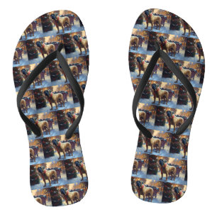 Bullmastiff Kerstfeest Seizoen Teenslippers