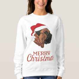 Bullmastiff kerstshirt trui
