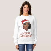 Bullmastiff kerstshirt trui (Voorkant volledig)