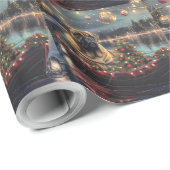 Bullmastiff kerstvakantie cadeaupapier (Rol Hoek)