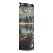 Bullmastiff kerstvakantie thermosbeker (Geroteerd rechts)