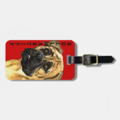Bullmastiff-kleurenblok Bagagelabel (Voorkant horizontaal)