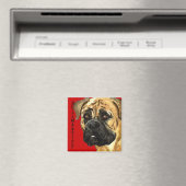 Bullmastiff-kleurenblok Magneet (Insitu (Vaatwasser))