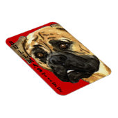Bullmastiff-kleurenblok Magneet (Rechterzijde)