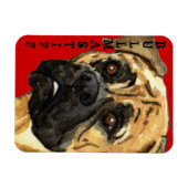 Bullmastiff-kleurenblok Magneet (Horizontaal)