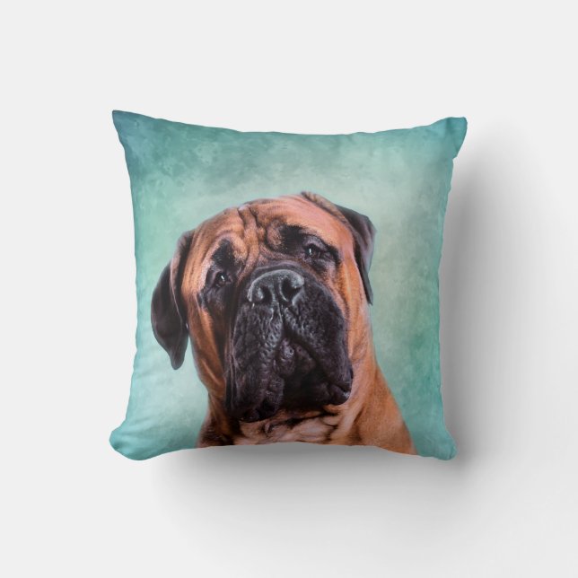 Bullmastiff Kussen (Voorkant)