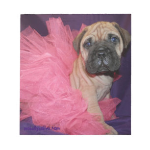 Bullmastiff-laptop met Bully Love Bullmastiff Notitieblok