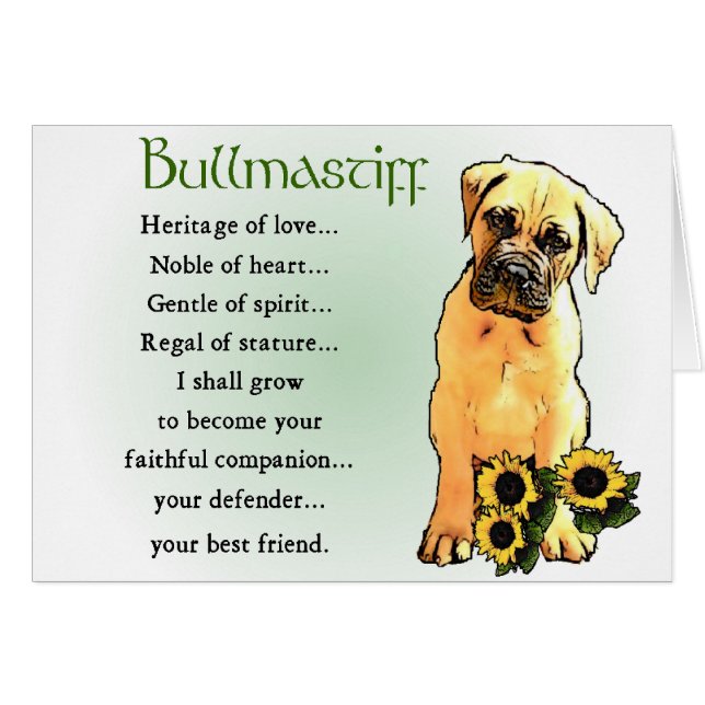 Bullmastiff Lovers Gifts (Voorkant Horizontaal)