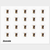 Bullmastiff Ma 2 Ronde Sticker (Vel)