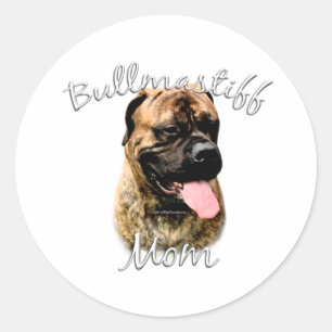 Bullmastiff Ma 2 Ronde Sticker