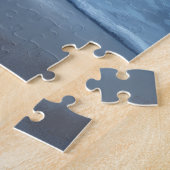 Bullmastiff maanlicht strand scene legpuzzel (Zijkant)
