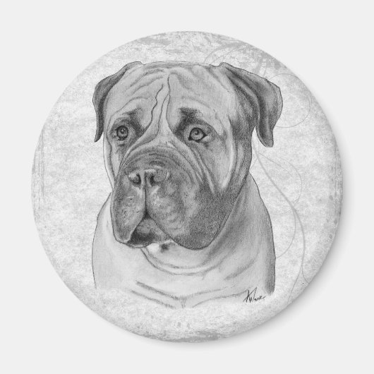 Bullmastiff Magneet (Voorkant)