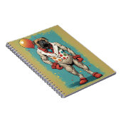 bullmastiff met ballon notitieboek (Rechterzijde)