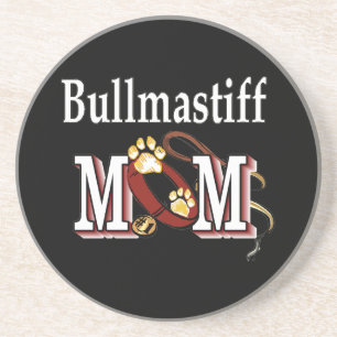 Bullmastiff Moeder Zandsteen Onderzetter