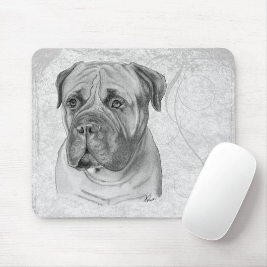 Bullmastiff Muismat (Met muis)