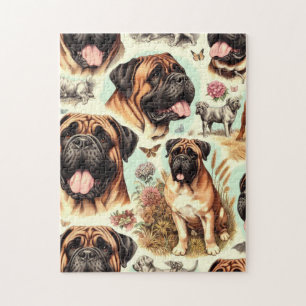 Bullmastiff Naadloos Legpuzzel