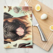 Bullmastiff Naadloos Theedoek (Quarter Fold)