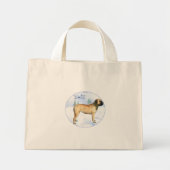 Bullmastiff Noel Bag Mini Tote Bag (Voorkant)