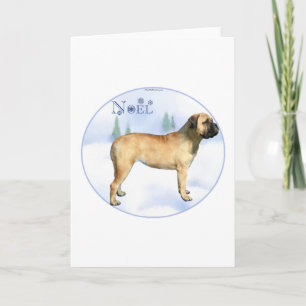 Bullmastiff Noel Christmas Kaart
