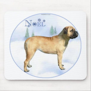 Bullmastiff Noel Mousepad Muismat