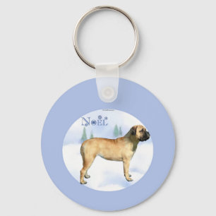 Bullmastiff Noel Sleutelhanger
