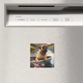 Bullmastiff op een peddel: Een Schilderachtig avon Magneet (Insitu (Vaatwasser))