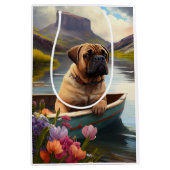 Bullmastiff op een peddel: Een Schilderachtig avon Medium Cadeauzakje (Voorkant)