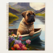 Bullmastiff op een peddel: Een Schilderachtig avon Planner (Voorkant)