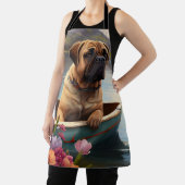 Bullmastiff op een peddel: Een Schilderachtig avon Schort (Insitu)