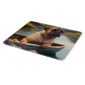 Bullmastiff op een peddel: Een Schilderachtig avon Snijplank (Hoek)