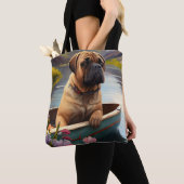 Bullmastiff op een peddel: Een Schilderachtig avon Tote Bag (Dichtbij)