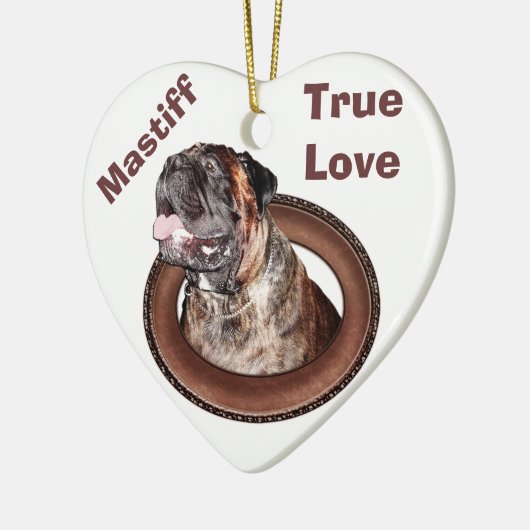 Bullmastiff Ornaments is Great Mastiff Gifts Keramisch Ornament (Links)
