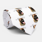 Bullmastiff Pap 2 Stropdas (Opgerold)