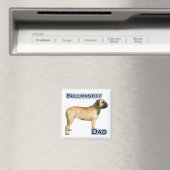 Bullmastiff Pap 4 - Magneet (Insitu (Vaatwasser))