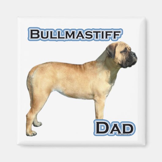 Bullmastiff Pap 4 - Magneet (Voorkant)