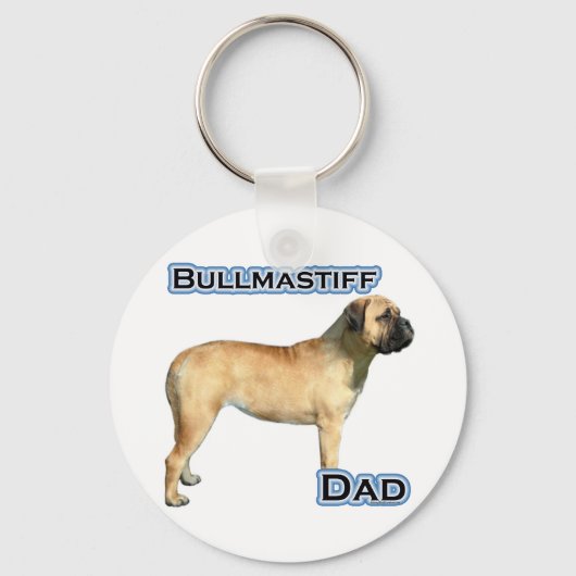 Bullmastiff Pap 4 - Sleutelhanger (Voorkant)