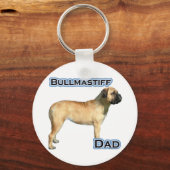 Bullmastiff Pap 4 - Sleutelhanger (Voorkant)