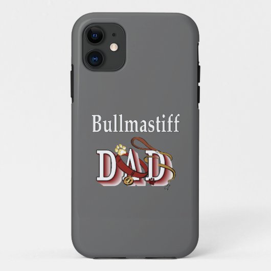 Bullmastiff papa Case-Mate iPhone case (Achterkant)