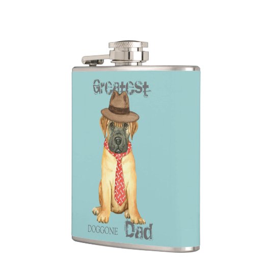 Bullmastiff papa heupfles (Links)