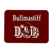 Bullmastiff papa magneet (Horizontaal)