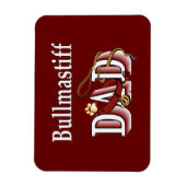 Bullmastiff papa magneet (Verticaal)