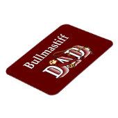 Bullmastiff papa magneet (Linkerzijde)