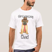 Bullmastiff papa t-shirt (Voorkant)
