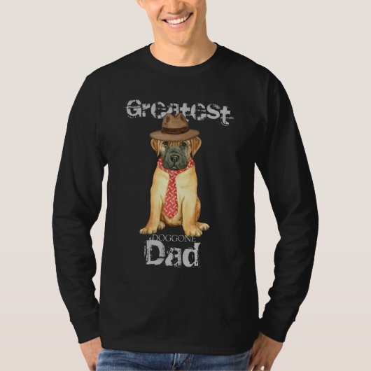 Bullmastiff papa t-shirt (Voorkant)